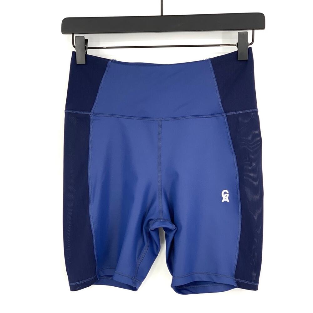 GOOD AMERICAN Performance Bike Shorts Blue 2